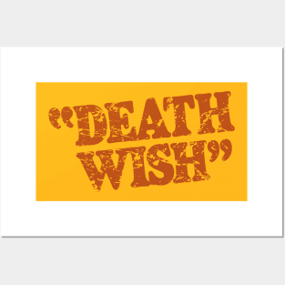 Death Wish – Poster Title (distressed) Posters and Art